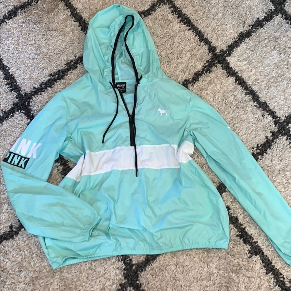 Victoria’s Secret pink rain jacket